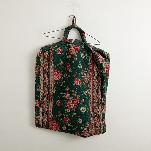 Vera Bradley Bags Vintage Vera Bradley Indiana Greenbriar Floral Paisley Quilted Garment Bag